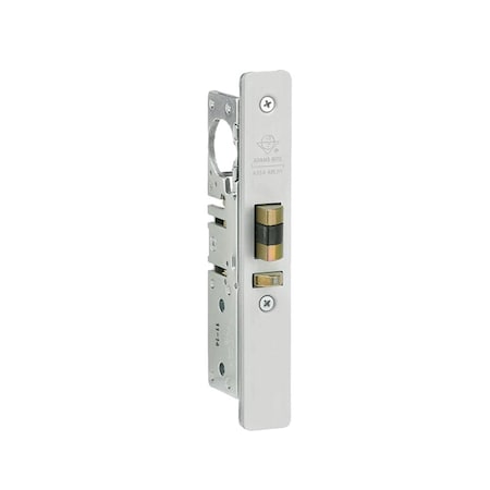 Adams Rite Standard Duty Deadlatch, Flat Faceplate, Guarded Latch, 1-1/8-in Backset, 4-5/8-in Mortise Strike, S 4510-36-121-628